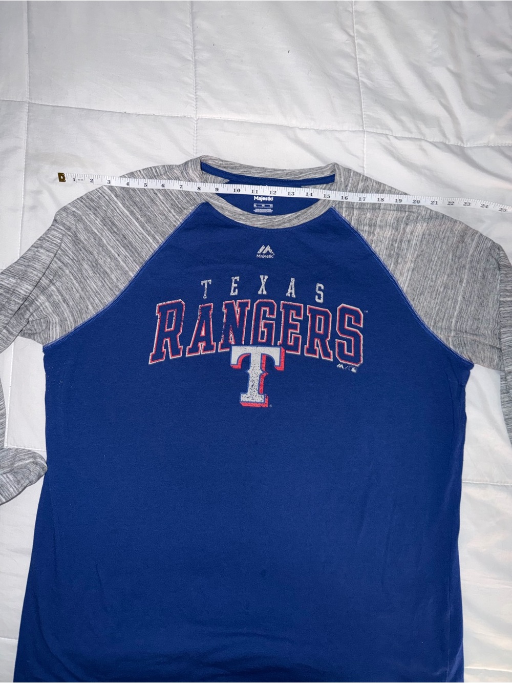 Texas Rangers Raglan T Shirt - XL - Picture 5 of 7